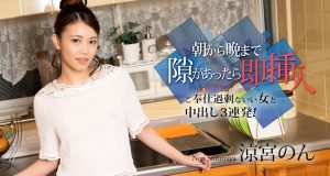 朝から晩まで隙があったら即挿入 〜ご奉仕過剰ないい女と中出し3連発！〜 涼宮のん